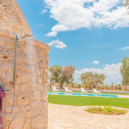 圣米凯莱萨伦蒂诺Trullo Zese Con Piscina Privata别墅 外观 照片
